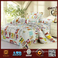 colorful pirnted 4pcs bedding set home textile